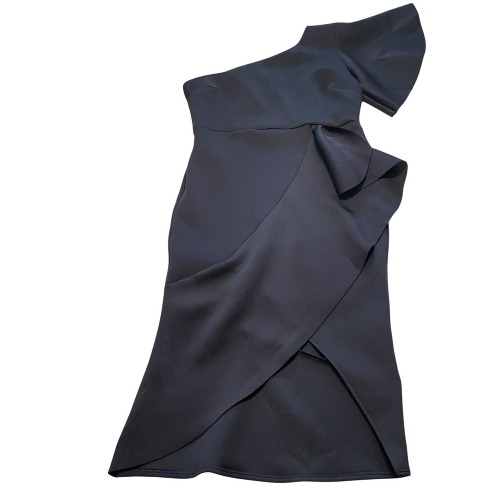 TRUE VIOLET by ASOS Navy One-Shoulder Dress - Picture 4 of 6